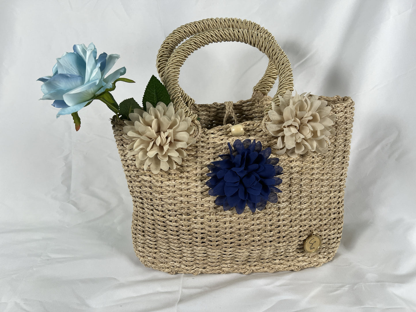 Crafted from intricately woven straw