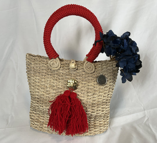 Crimson Bloom Tote