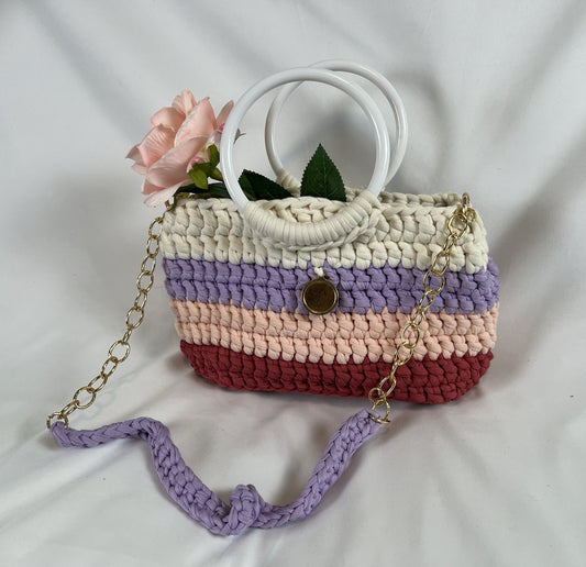 Blossom Chic Handbag, a handcrafted masterpiece
