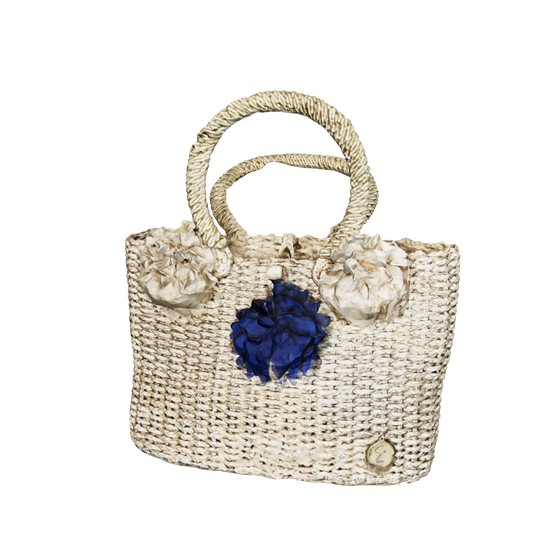 Crafted from intricately woven straw